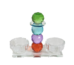 Salt & Pepper Multicolored Crystal Set 16 cm
