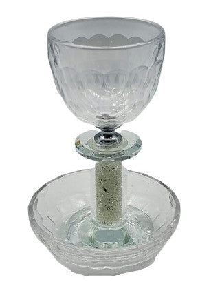 Bubble Crystal Cup White Stones