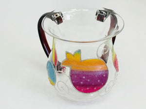 Acrylic Multicolored Pomegranate Washing Cup