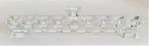 Natural Crystal Menorah 41 x 15 cm