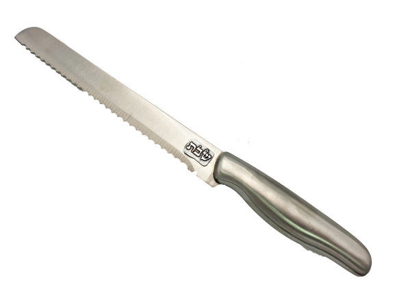 Challah Knife with Aluminum Handle 