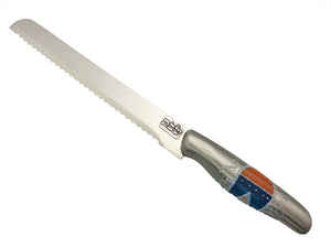 Challah Knife with Aluminum Handle "Shabbat" on Blade - Jerusalem