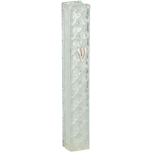 Glass Mezuzah with Silicon Cork 12cm- with 
