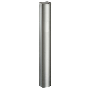 Aluminium Mezuzah 12cm- Dotted Design in Gray, with the Letter "Shin"