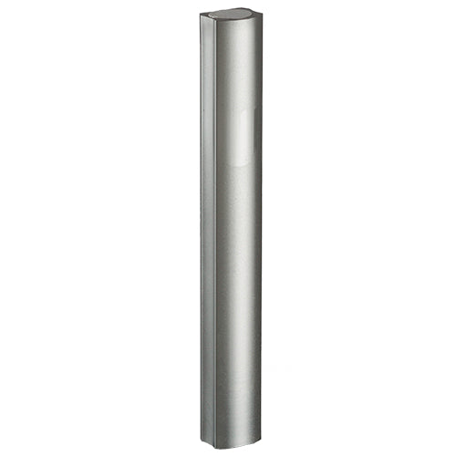Aluminium Mezuzah 12cm- Dotted Design in Gray, with the Letter 