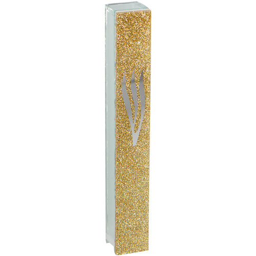 Glass Mezuzah 12cm, Silicon Cork
