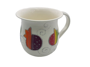 Small Pomegranate Washing Cup - Multicolored