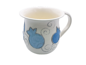 Small Pomegranate Washing Cup - Pale Blue