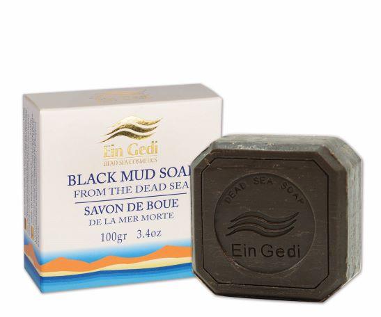 Dead Sea White Collection Black mud soap -100 gr. - The Peace Of God