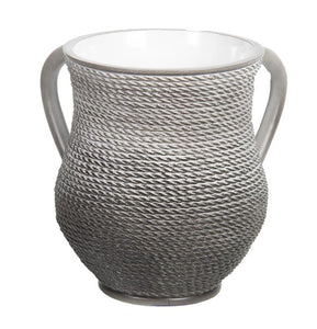 Elegant Polyresin Washing Cup 14 cm - Rope