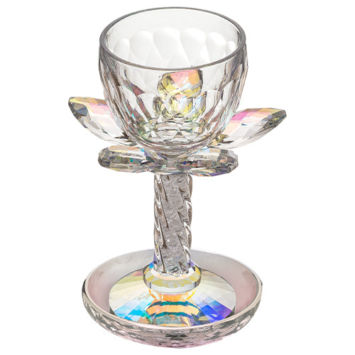 Crystal Kiddush Cup 17.5 cm - Colorful