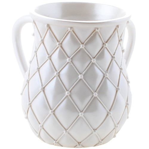 Polyresin Washing Cup 14 cm - White