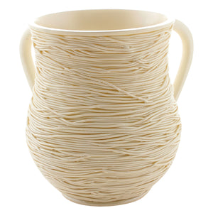 Elegant Polyresin Washing Cup 14 cm - Silk