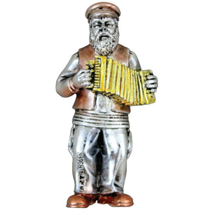 Polyresin Magnet 5.5cm- Hassid Playing Accordion