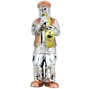 Polyresin Magnet 5.5cm- Hassid Playing Saxophone