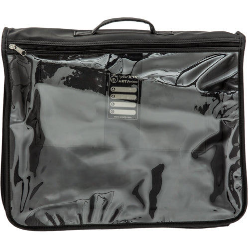 C Fancy Talit Bag with Handle 37x43 cm - Clear