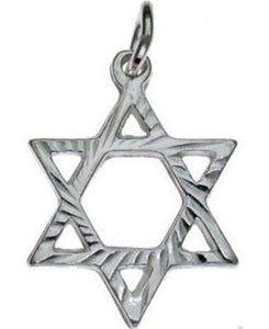 Star of David Sterling Silver Pendant