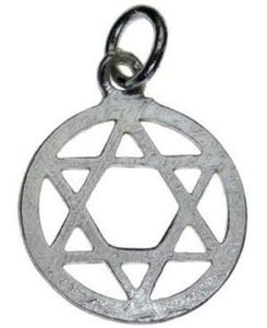 Star of David Sterling Silver Pendant