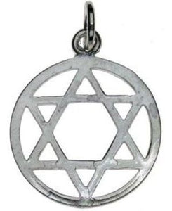 Star of David Sterling Silver Pendant