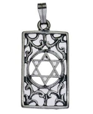 Star of David Sterling Silver Pendant