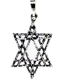 Star of David Sterling Silver Pendant