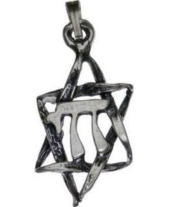 Star of David Sterling Silver Pendant