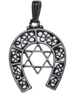 Star of David Sterling Silver Pendant