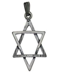 Star of David Sterling Silver Pendant