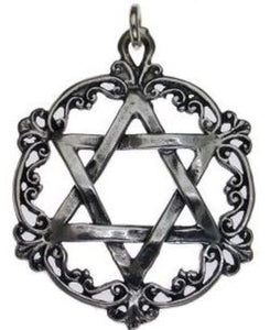 Star of David Sterling Silver Pendant