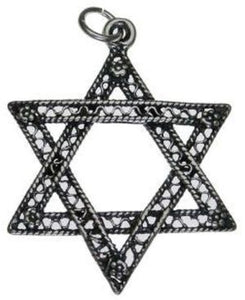 star of David  Sterling Silver Pendant