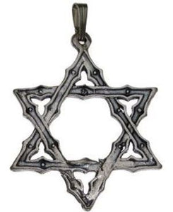 Star of David Sterling Silver Pendant