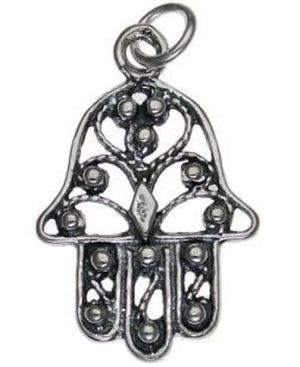 Hamsa Sterling Silver Pendant