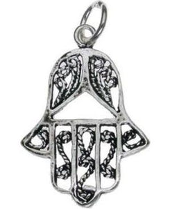 Hamsa Sterling Silver Pendant