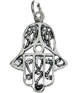 Hamsa Sterling Silver Pendant