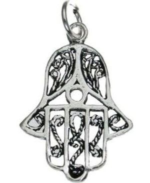 Hamsa Sterling Silver Pendant