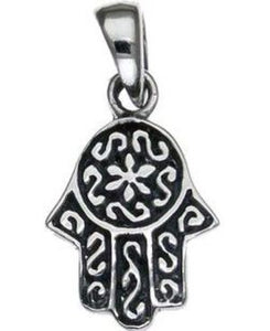 Hamsa Sterling Silver Pendant