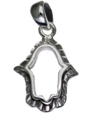 Hamsa Sterling Silver Pendant