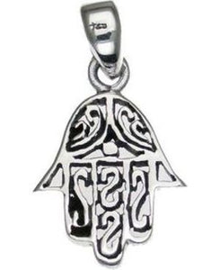 Hamsa Sterling Silver Pendant