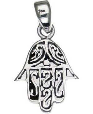 Hamsa Sterling Silver Pendant