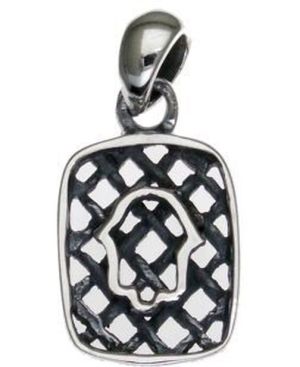 Hamsa Sterling Silver Pendant