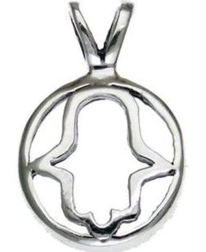 Hamsa Sterling Silver Pendant