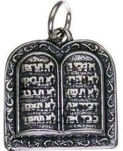 Ten Commandments Sterling Silver Pendant