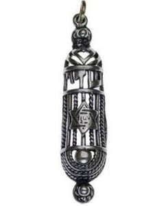 Mezuzah Sterling Silver Pendant