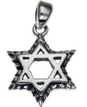 Star of David Sterling Silver Pendant