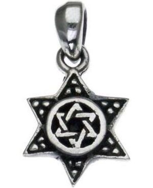 Star of David Sterling Silver Pendant