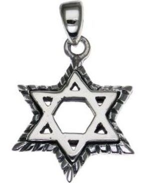 Star of David Sterling Silver Pendant