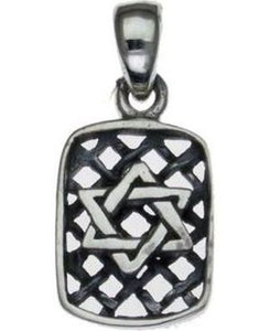 Star of David Sterling Silver Pendant