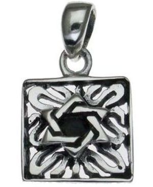 Star of David Sterling Silver Pendant