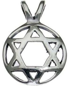 Star of David Sterling Silver Pendant