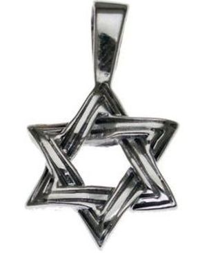 Star of David Sterling Silver Pendant